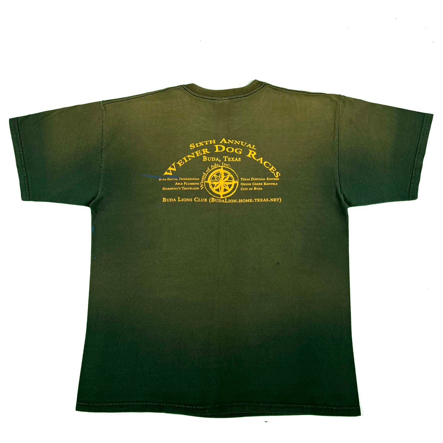 00s Sun Faded 'Lord of the Wiens' Weiner Dog Races Tee- XL