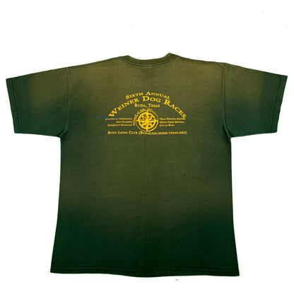 00s Sun Faded 'Lord of the Wiens' Weiner Dog Races Tee- XL