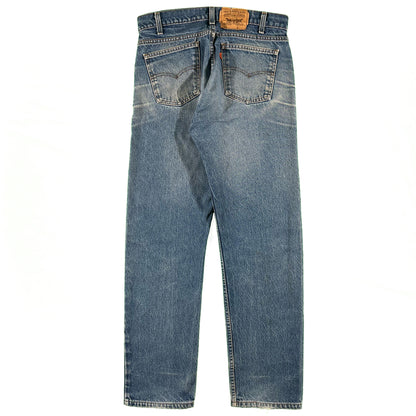 80s Levi's 505 Orange Tab Denim- 33x30.5