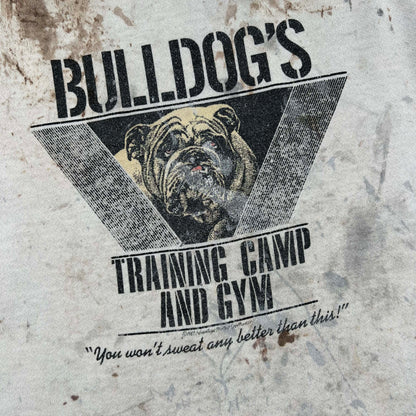 80s Bulldogs Paint Covered Sweatshirt- L