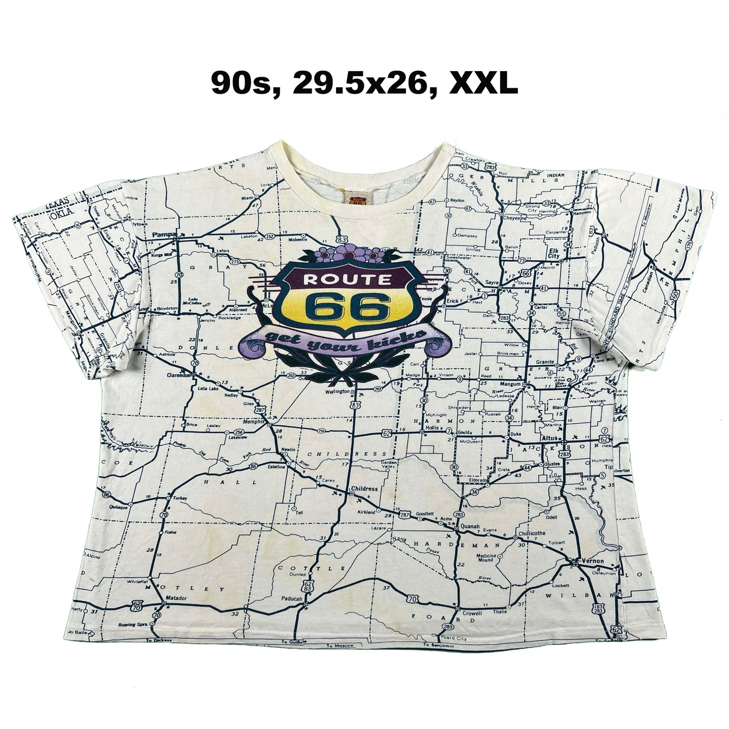 Vintage Route 66 Graphic Tees- SELECT SHIRT