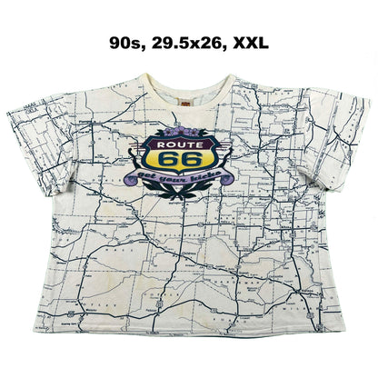 Vintage Route 66 Graphic Tees- SELECT SHIRT