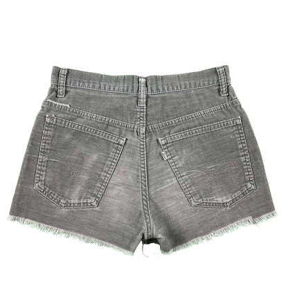 70s Levi's 517 Cut Off Corduroy Booty Shorts- 29x1.5
