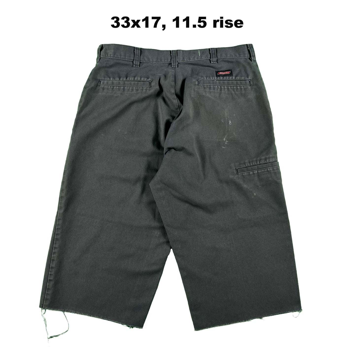 Dickies Dark Grey Double Knee Capris- SELECT PAIR