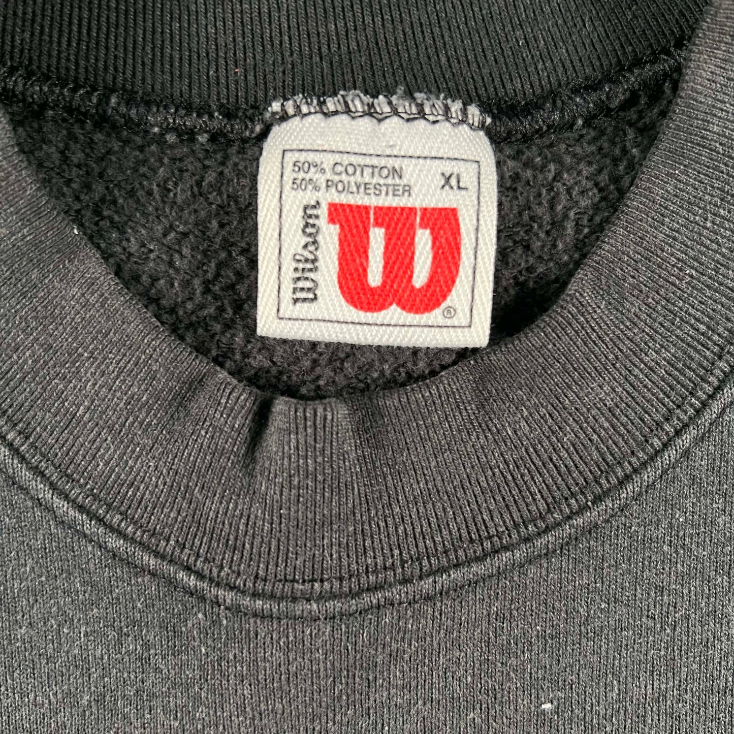 90s Wilsons Black Painter's Sweatshirt- XL