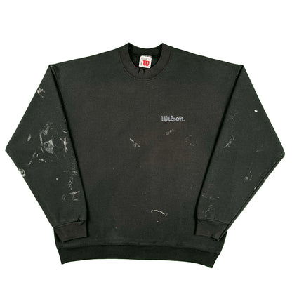 90s Wilsons Black Painter's Sweatshirt- XL