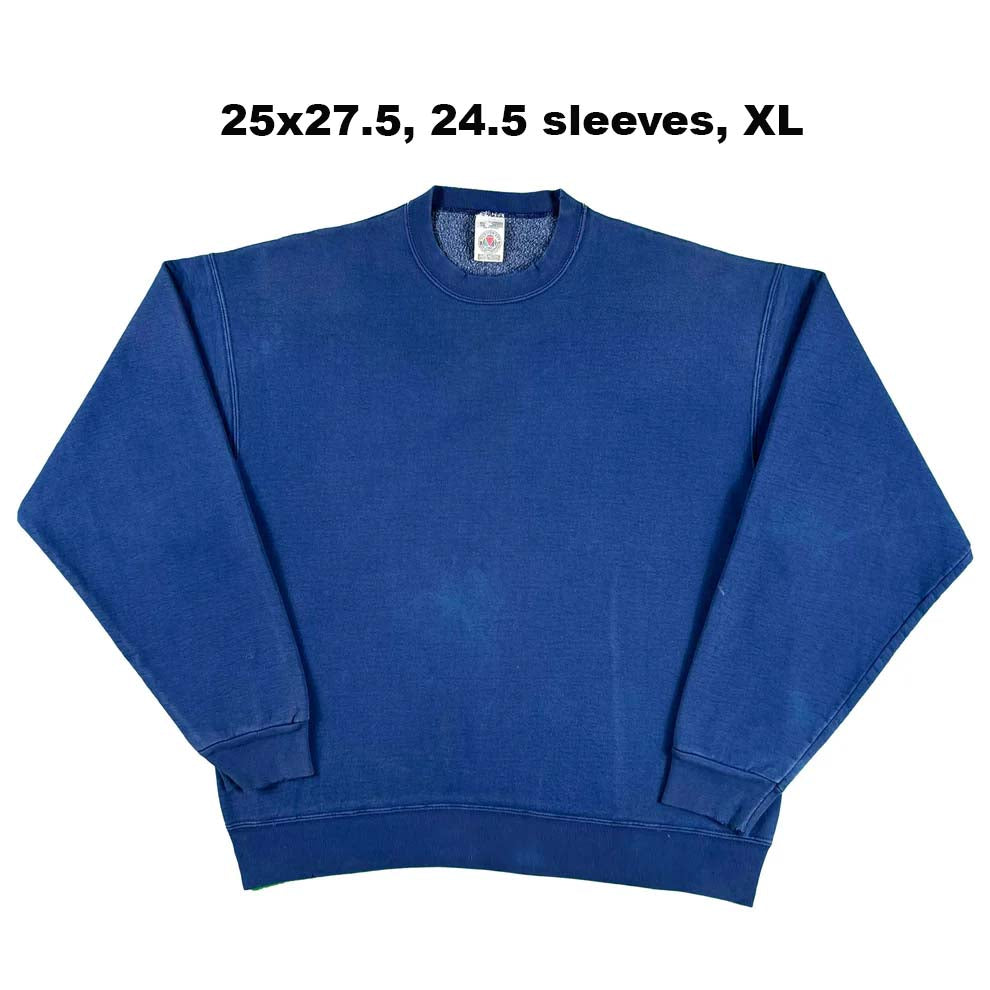 Vintage Blank Blue Sweatshirts- SELECT SWEAT
