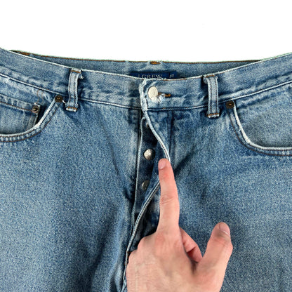 90s J.Crew Flannel Lined Denim- 33x31