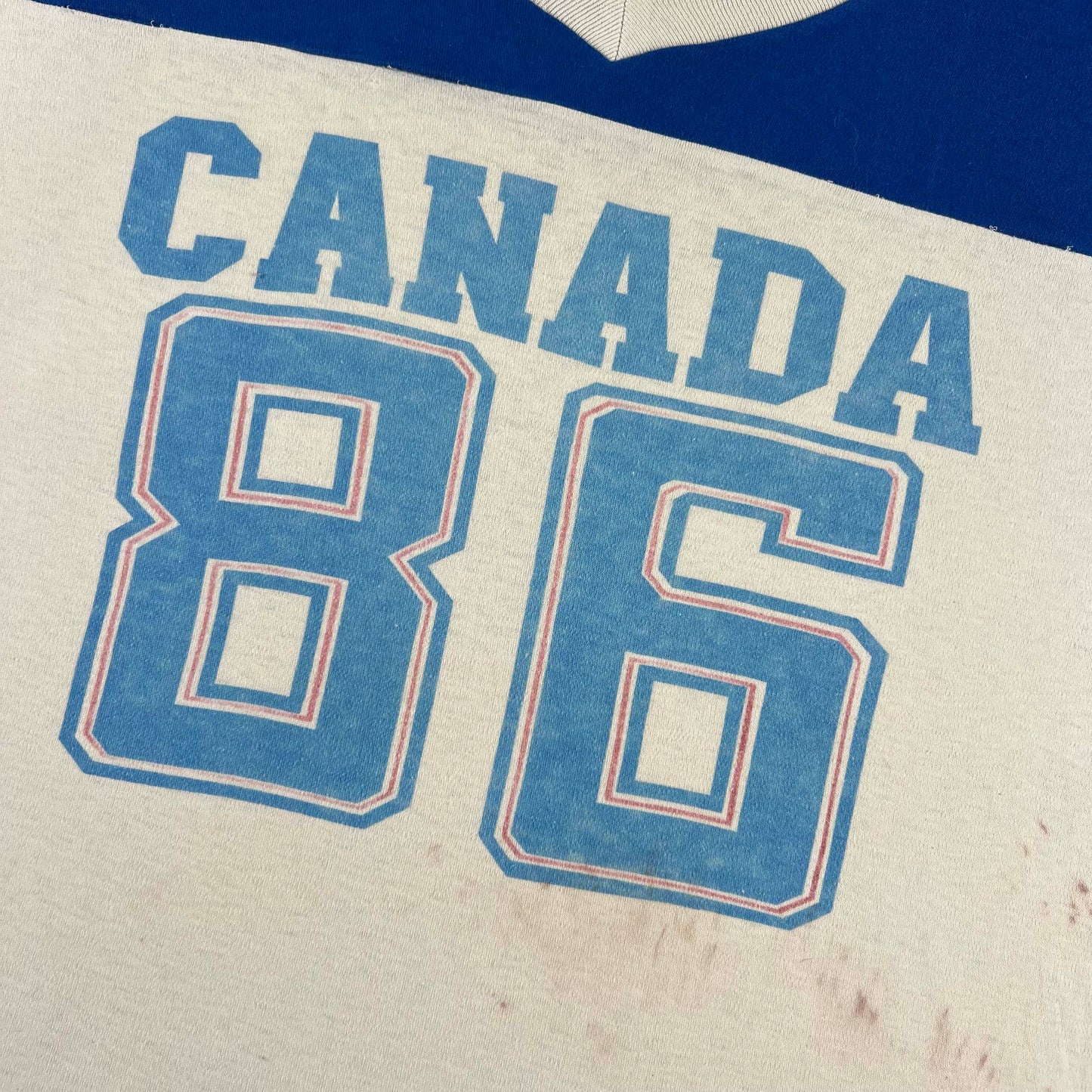 70s Canada Hockey Jersey Tee- L
