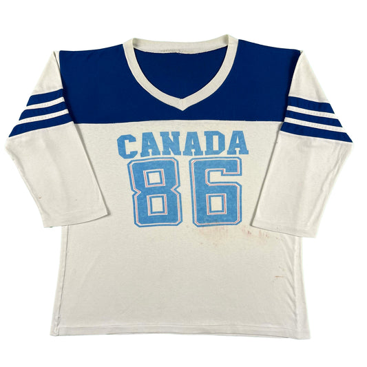 70s Canada Hockey Jersey Tee- L