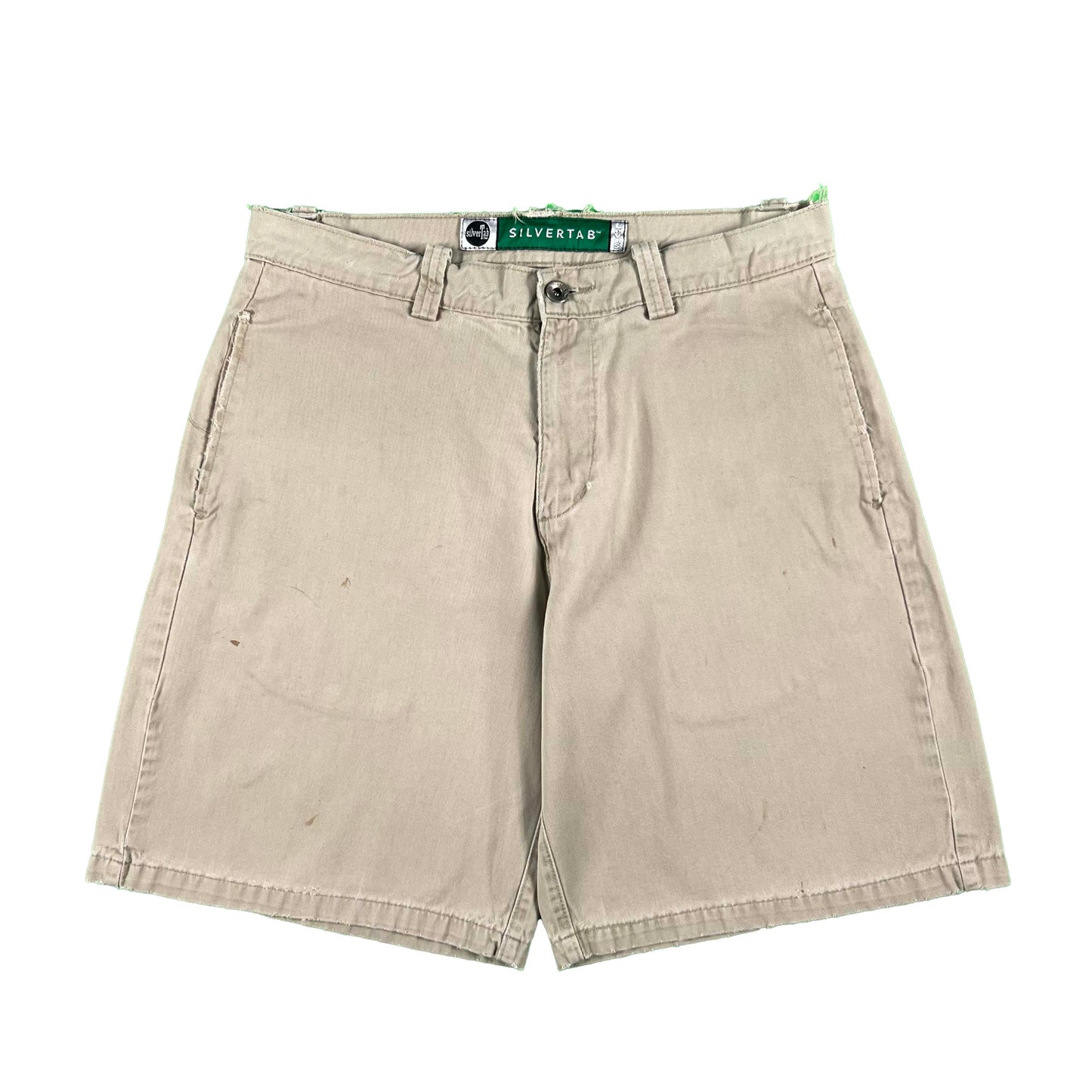 90s Levi's Silvertab Baggy Khaki Shorts- 32x9.5