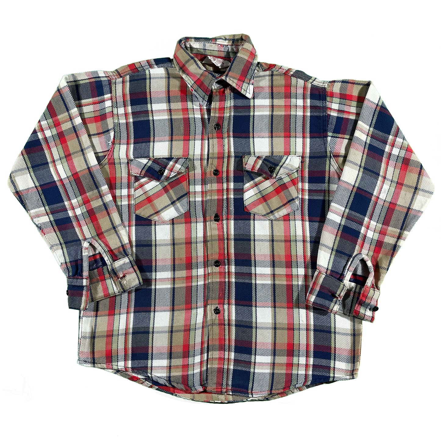 70s Frostproof Cotton Flannel- L