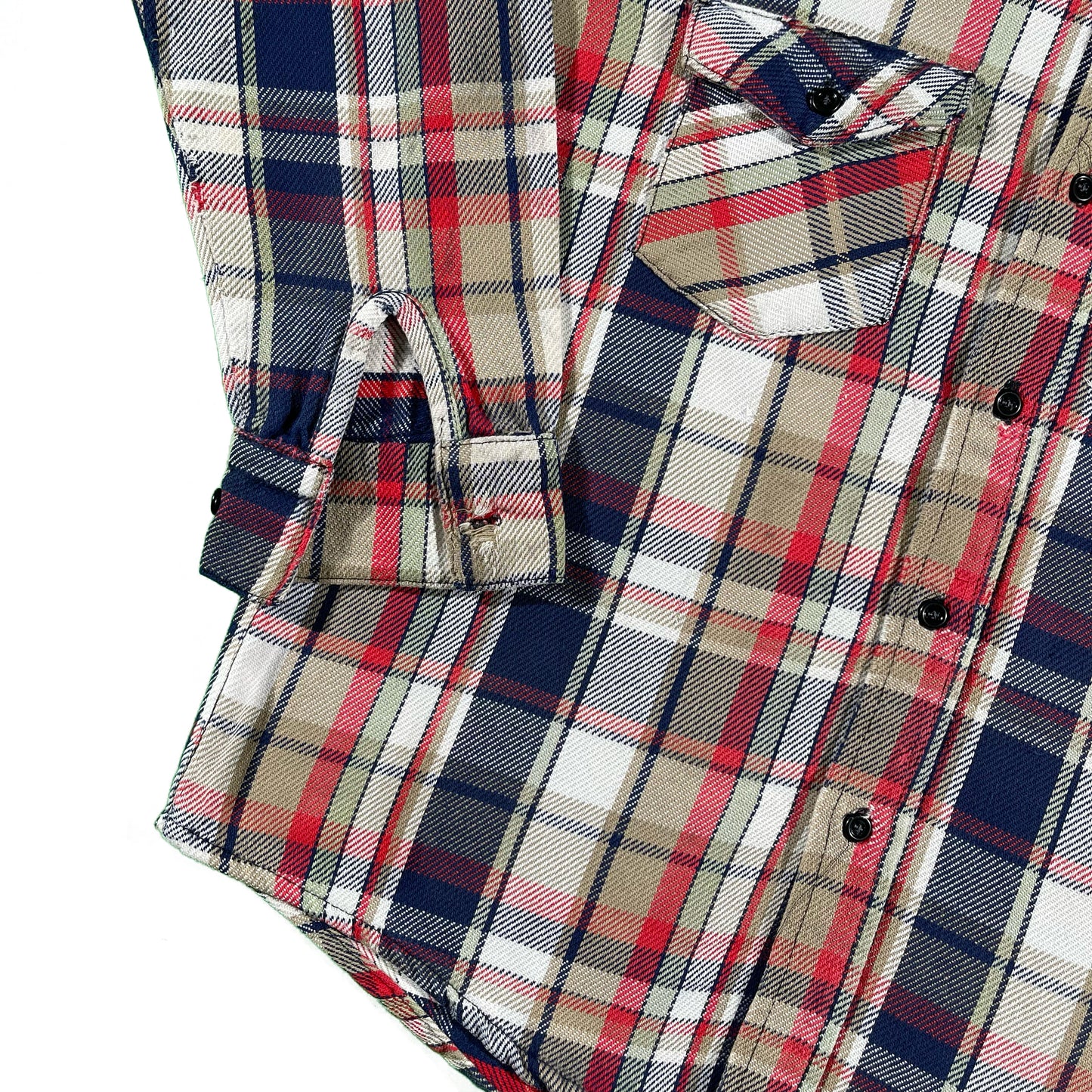 70s Frostproof Cotton Flannel- L