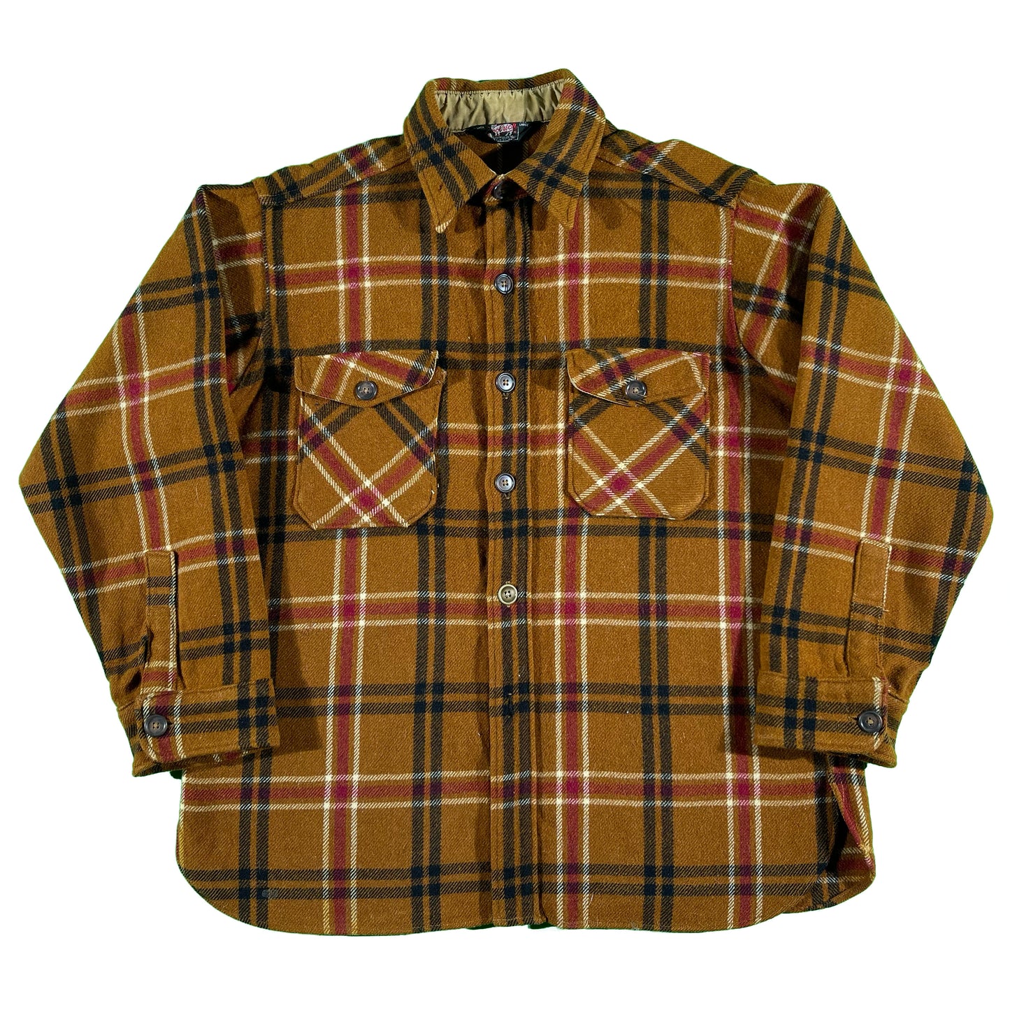 60s Woolrich Heavy Flannel- L