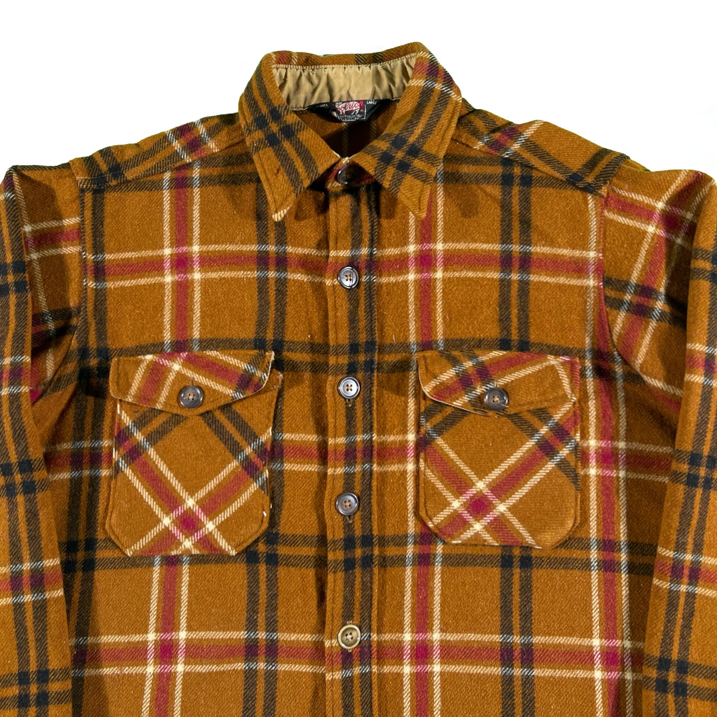 60s Woolrich Heavy Flannel- L