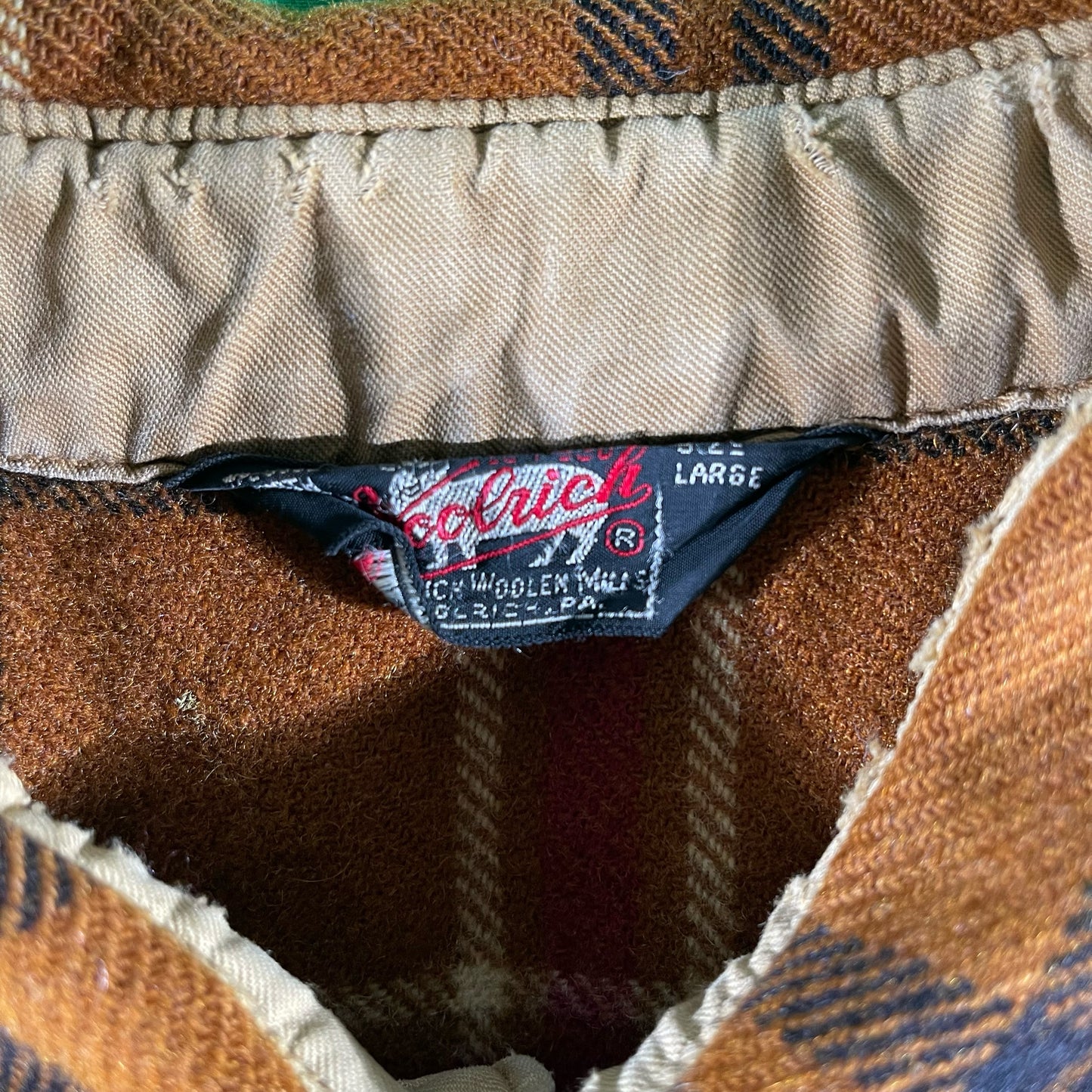 60s Woolrich Heavy Flannel- L