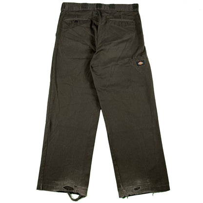 Perfectly Worn Dickies Brown Double Knees- 36x30