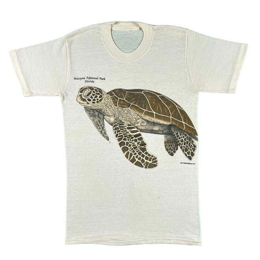 80s Biscayne National Park Sea Turtle Tee- XS