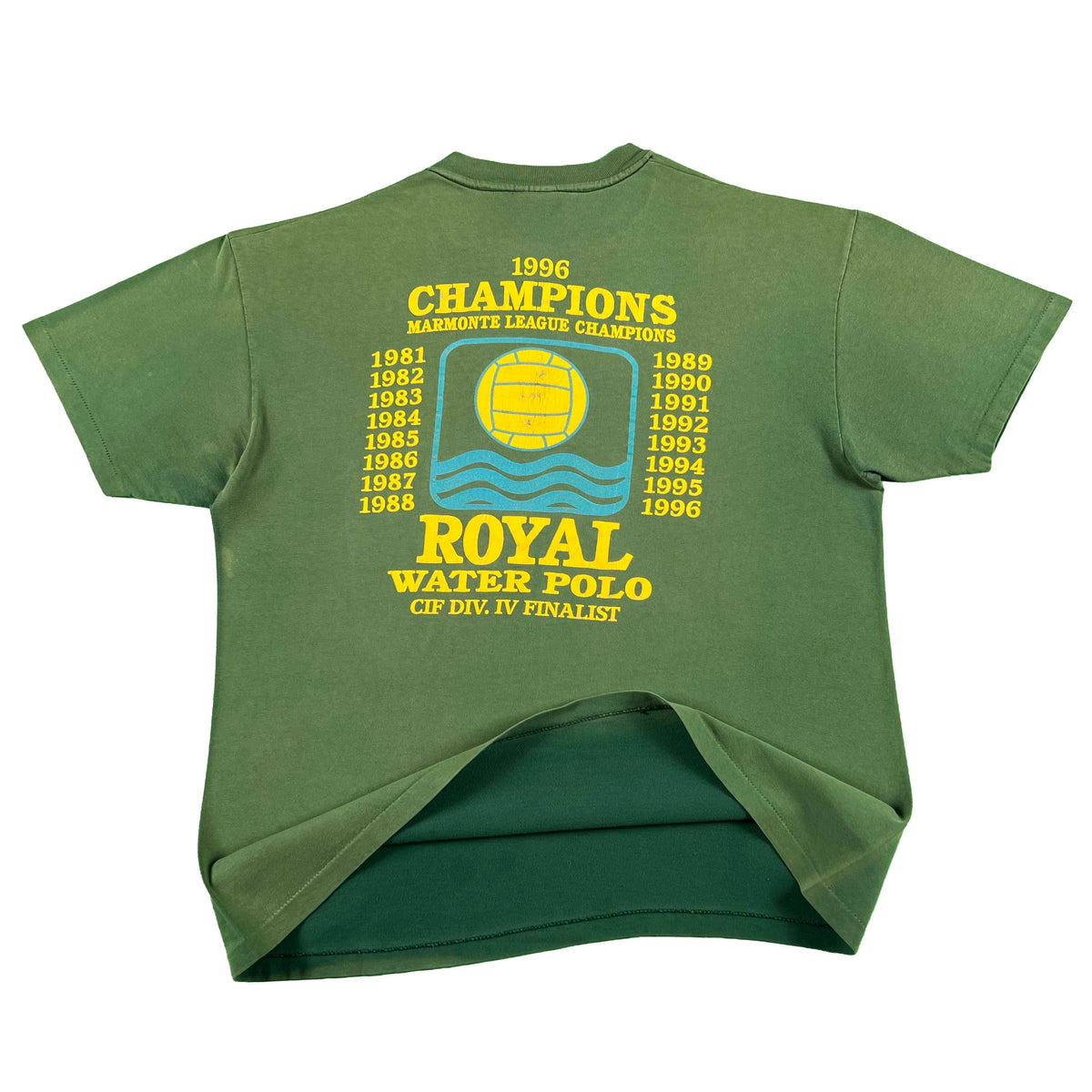 90s Super Sun Faded Water Polo Tee- XL