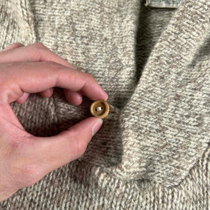 70s/80s REI Shawl Collar Sweater- L