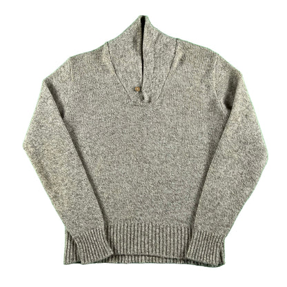 70s/80s REI Shawl Collar Sweater- L