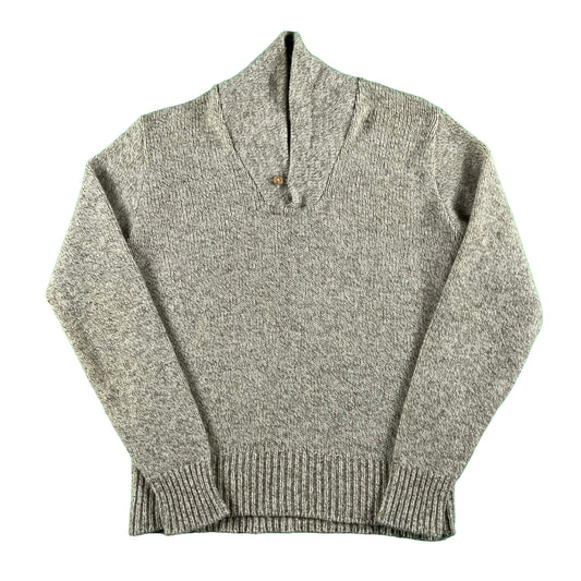 70s/80s REI Shawl Collar Sweater- L