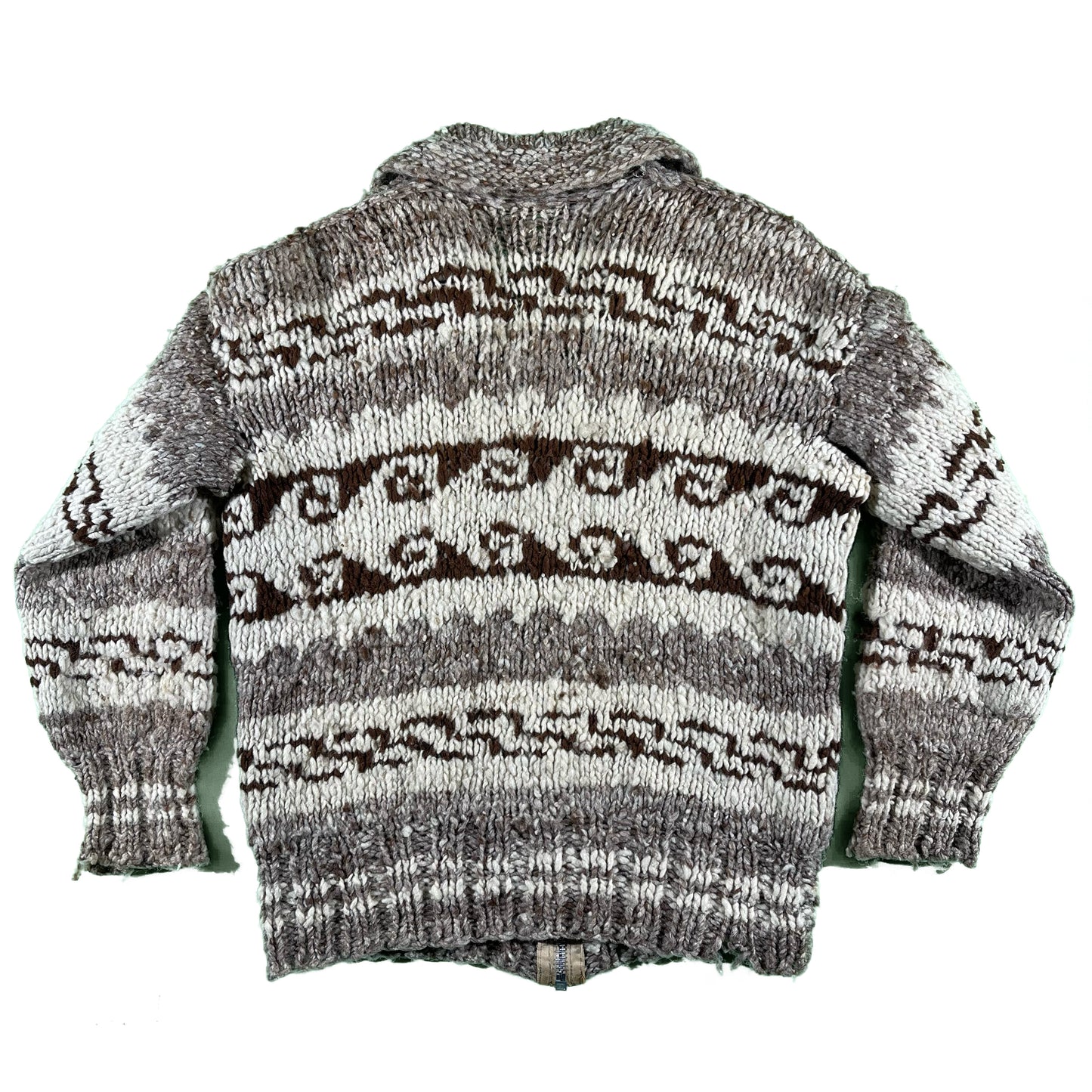 50s Homemade Cowichan Sweater- XL