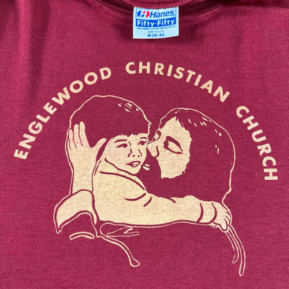 80s Kissing Jesus Christian Church Tee- S