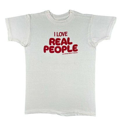 70s I Love Real People Tee- M