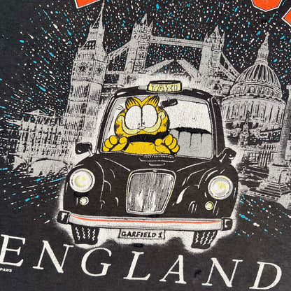 90s London England Garfield Tee- XL