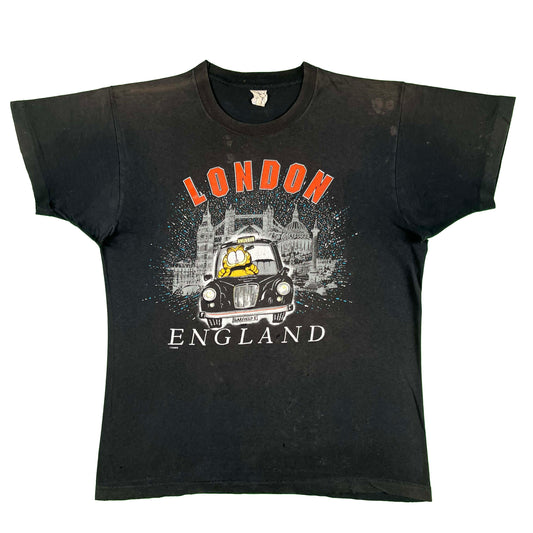 90s London England Garfield Tee- XL