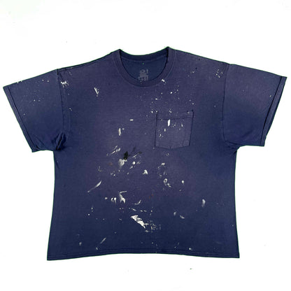 Navy Painter's Pocket Tee- XL