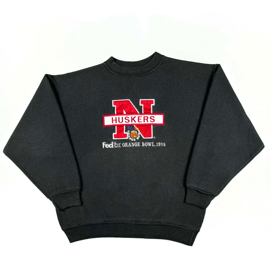 90s Nebraska Huskers Orange Bowl Sweatshirt- M