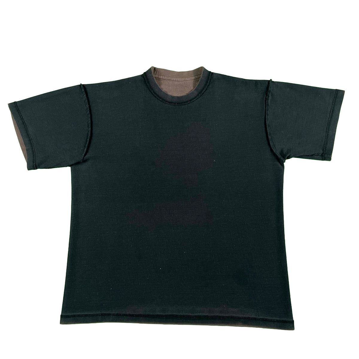 Super Sun Faded Black Tee- L