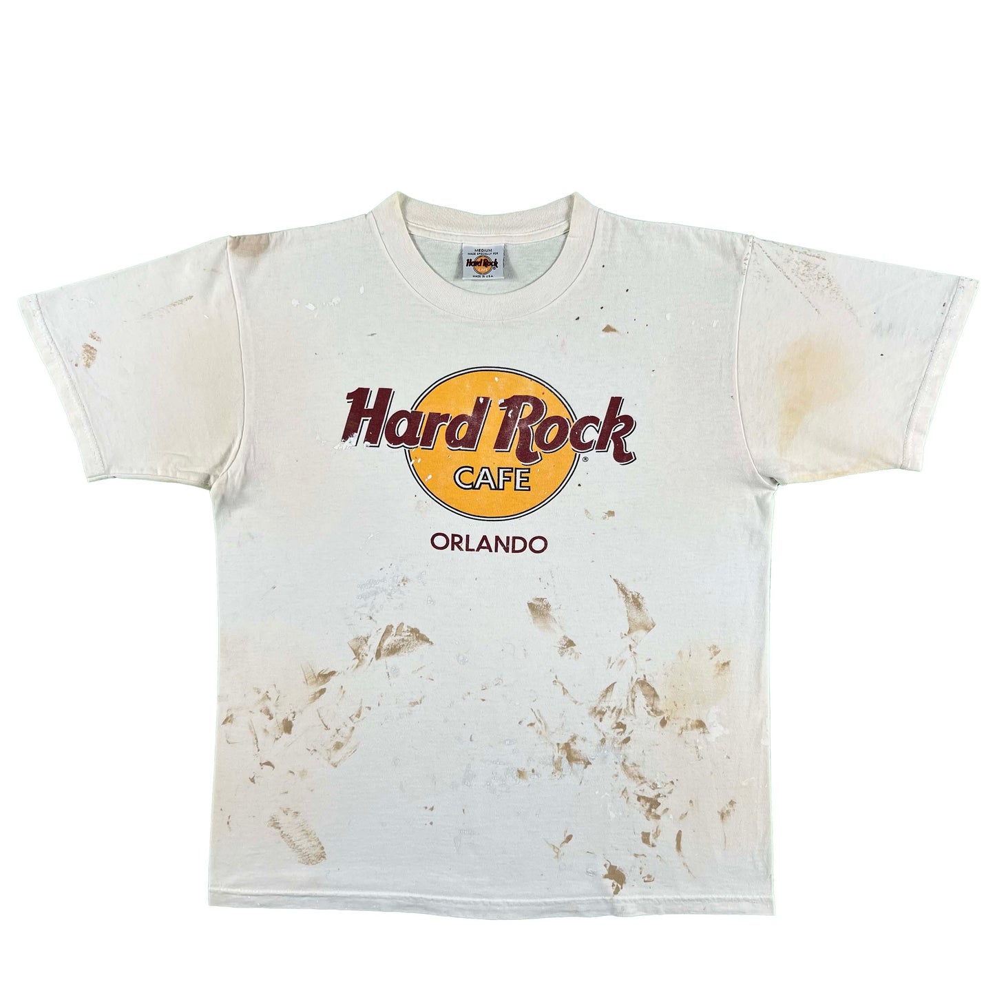 90s Hard Rock Cafe Orlando Painter's Tee- M
