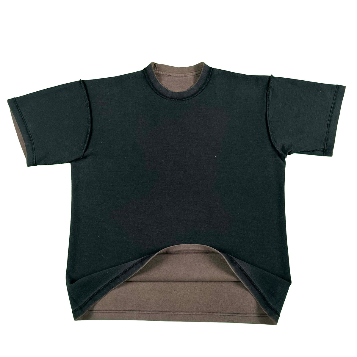 Super Sun Faded Black Tee- L