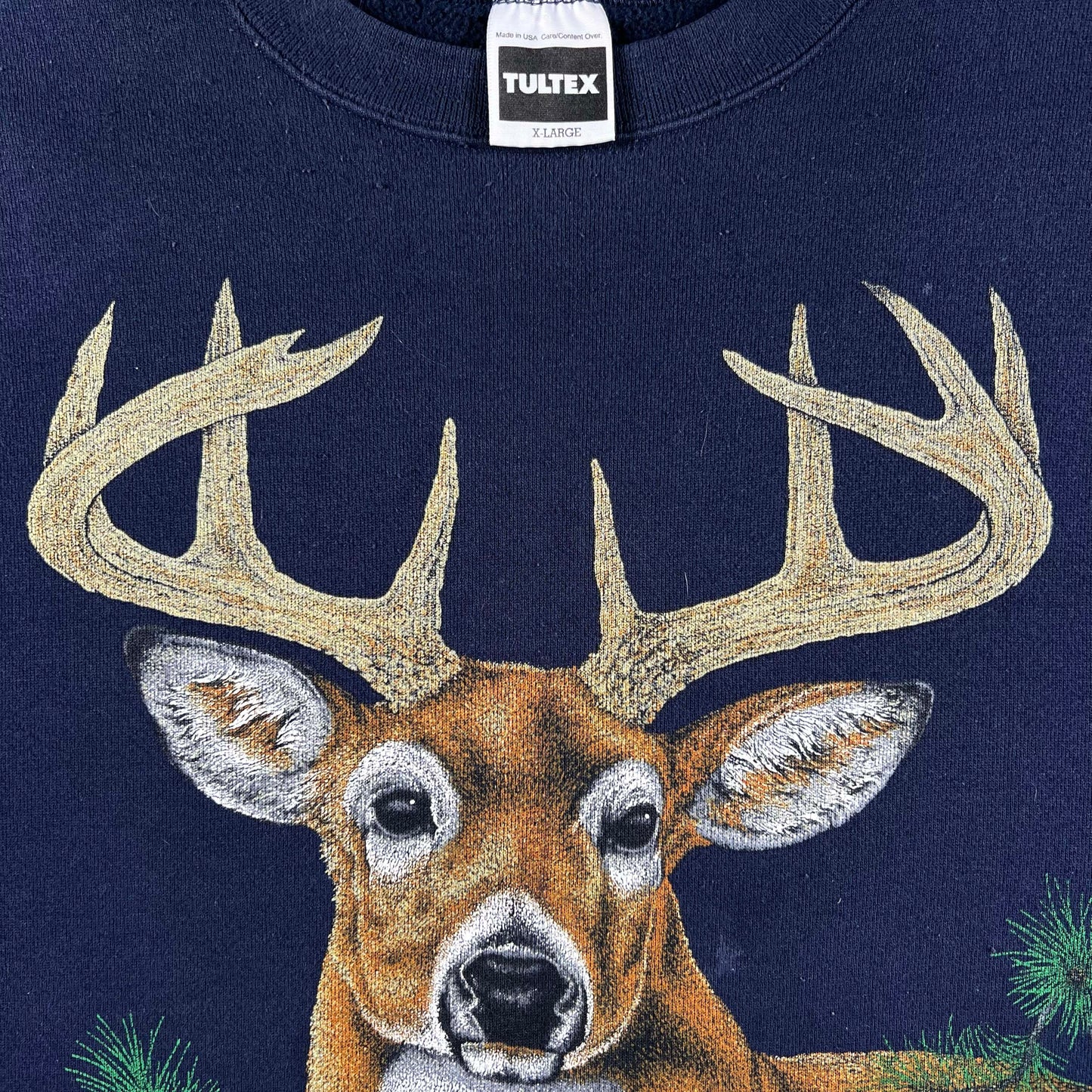90s Deer Sweatshirt- XL