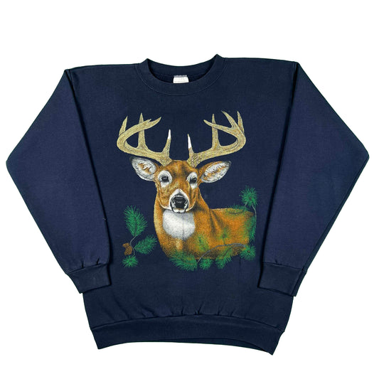 90s Deer Sweatshirt- XL