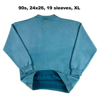 Vintage Blank Green Sweatshirts- SELECT SWEAT