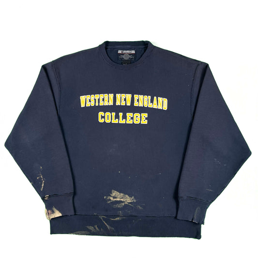 00s Western New England College Champion Reverse Weave- L