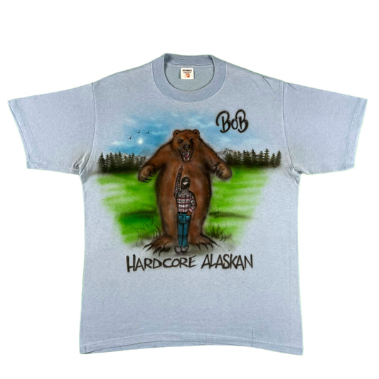 80s Bob 'Hardcore Alaskan' Airbrush Tee- L