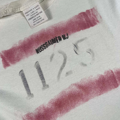 80s Stenciled Prison Military Tee- L