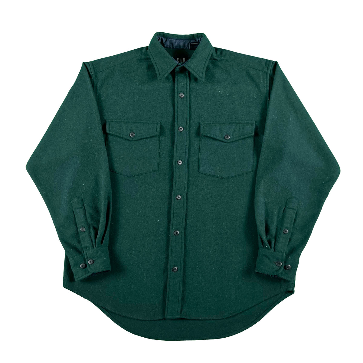 90s/00s Gap Wool Blend Button Up Shirt- S