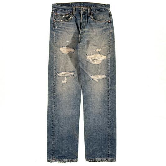 90s Distressed Levi's 501s- 31x31