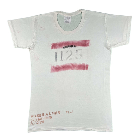 80s Stenciled Prison Military Tee- L