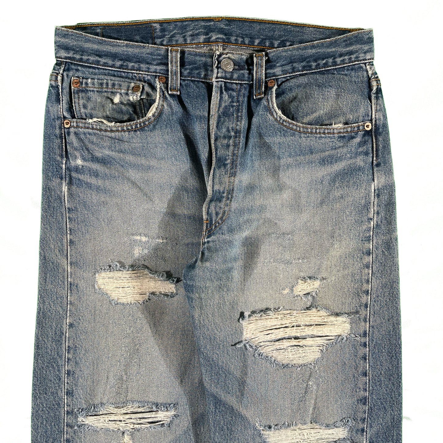 90s Distressed Levi's 501s- 31x31