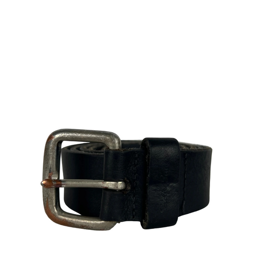 Eddie Bauer Black Leather Belt- 36"-40"