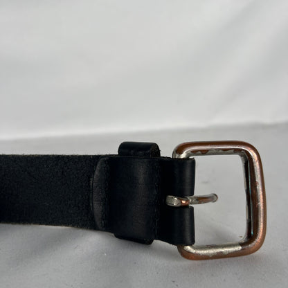 Eddie Bauer Black Leather Belt- 36"-40"