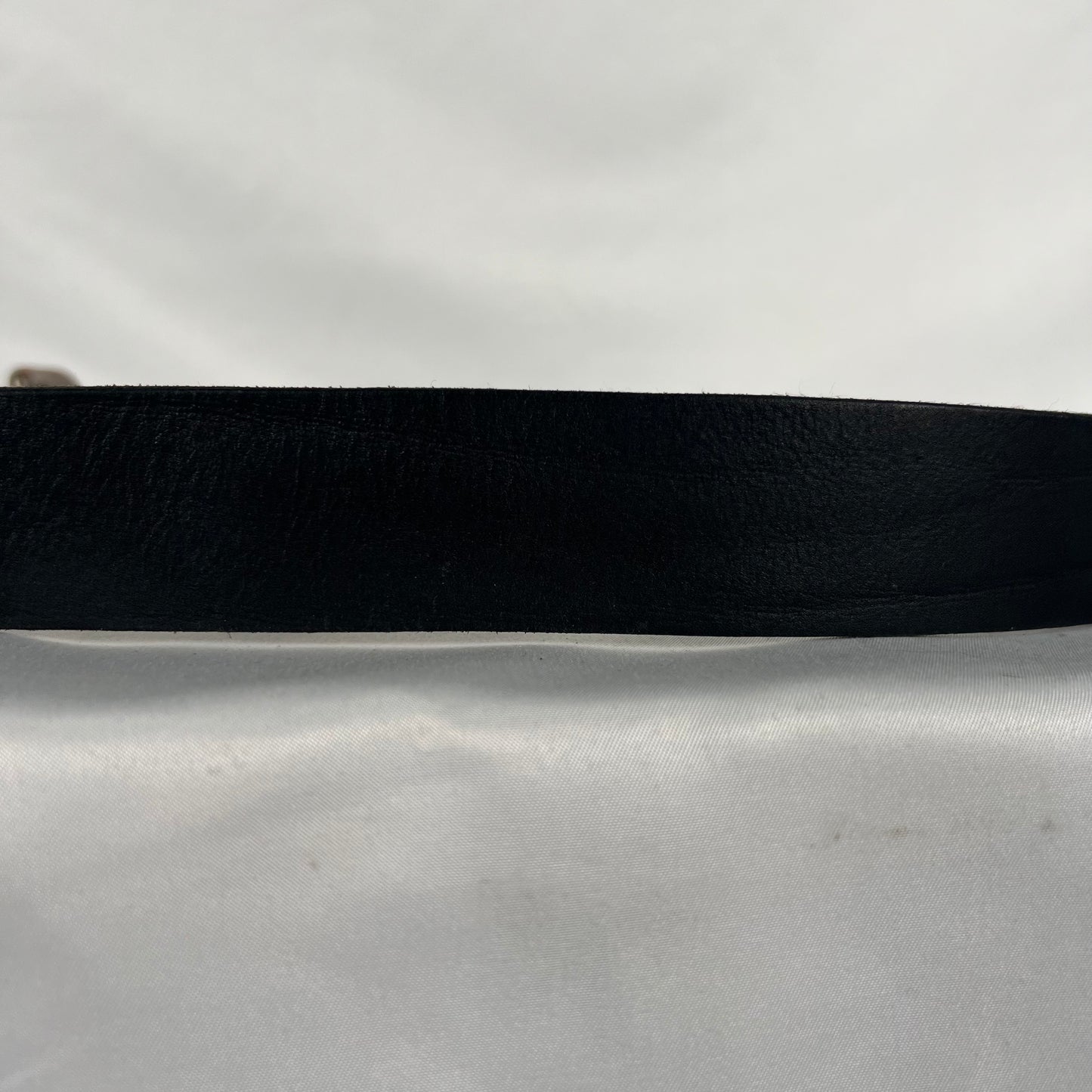 Eddie Bauer Black Leather Belt- 36"-40"