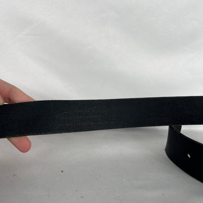 Eddie Bauer Black Leather Belt- 36"-40"